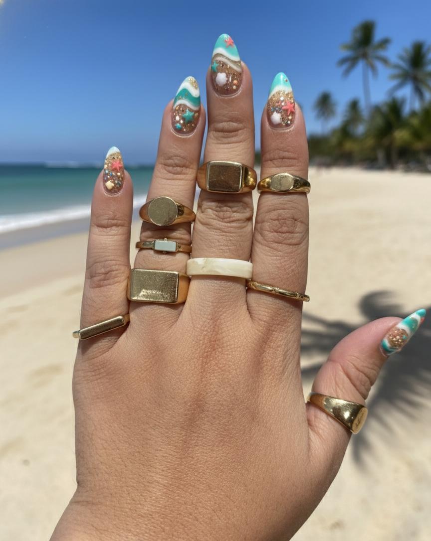 D7 Ring Set ( 9 Rings ) - Nimé By Shop Trendys