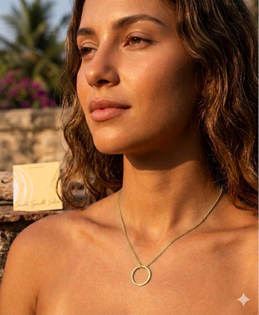 Circle Women Dainty Necklace - Nimé By Shop Trendys
