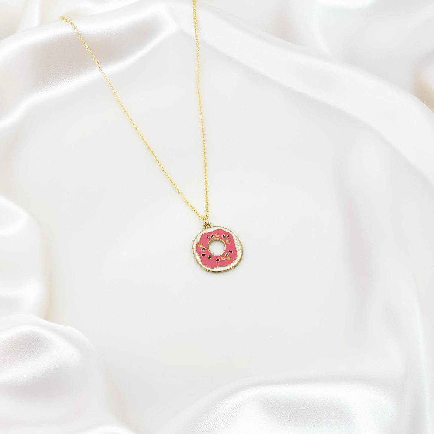 Doughnut Women Necklace - Nimé By Shop Trendys