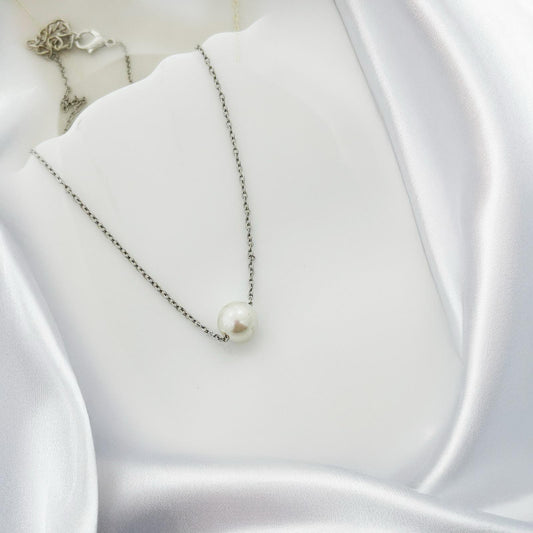 Pearl Chain Women Necklace - Nimé By Shop Trendys