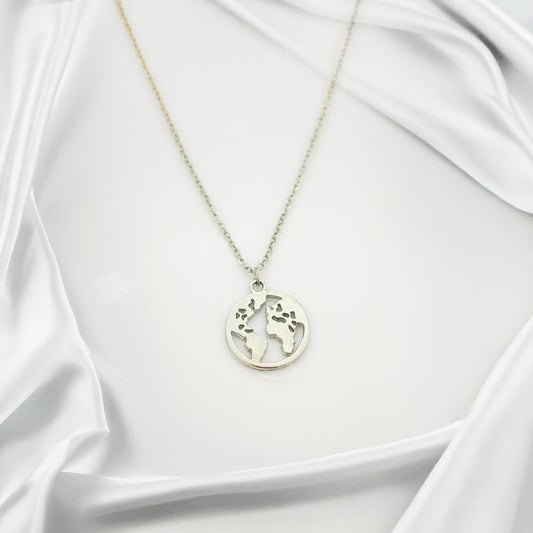 Women Wanderlust Earth Necklace - Nimé By Shop Trendys