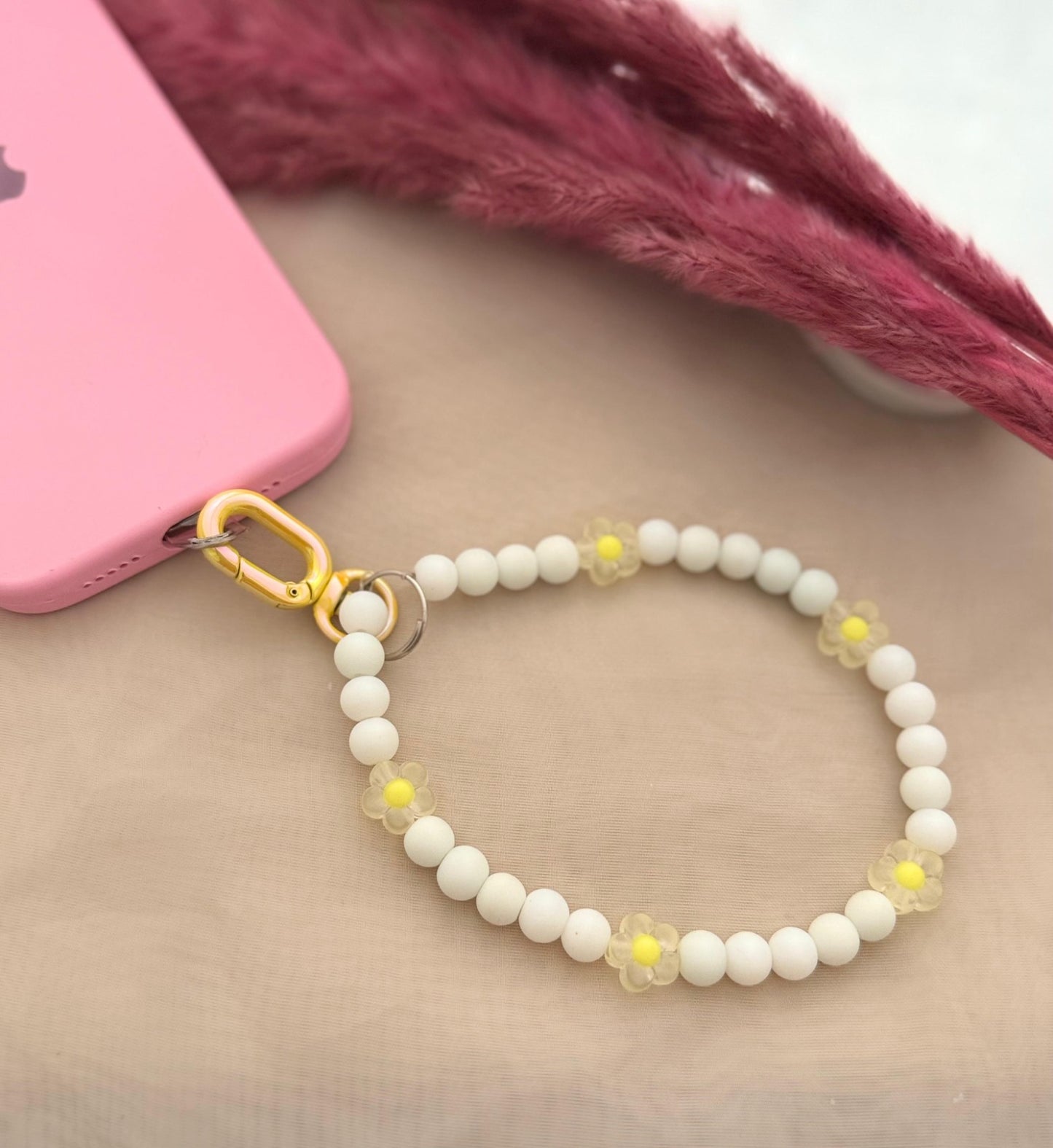Pastel Flower Phone Hanging