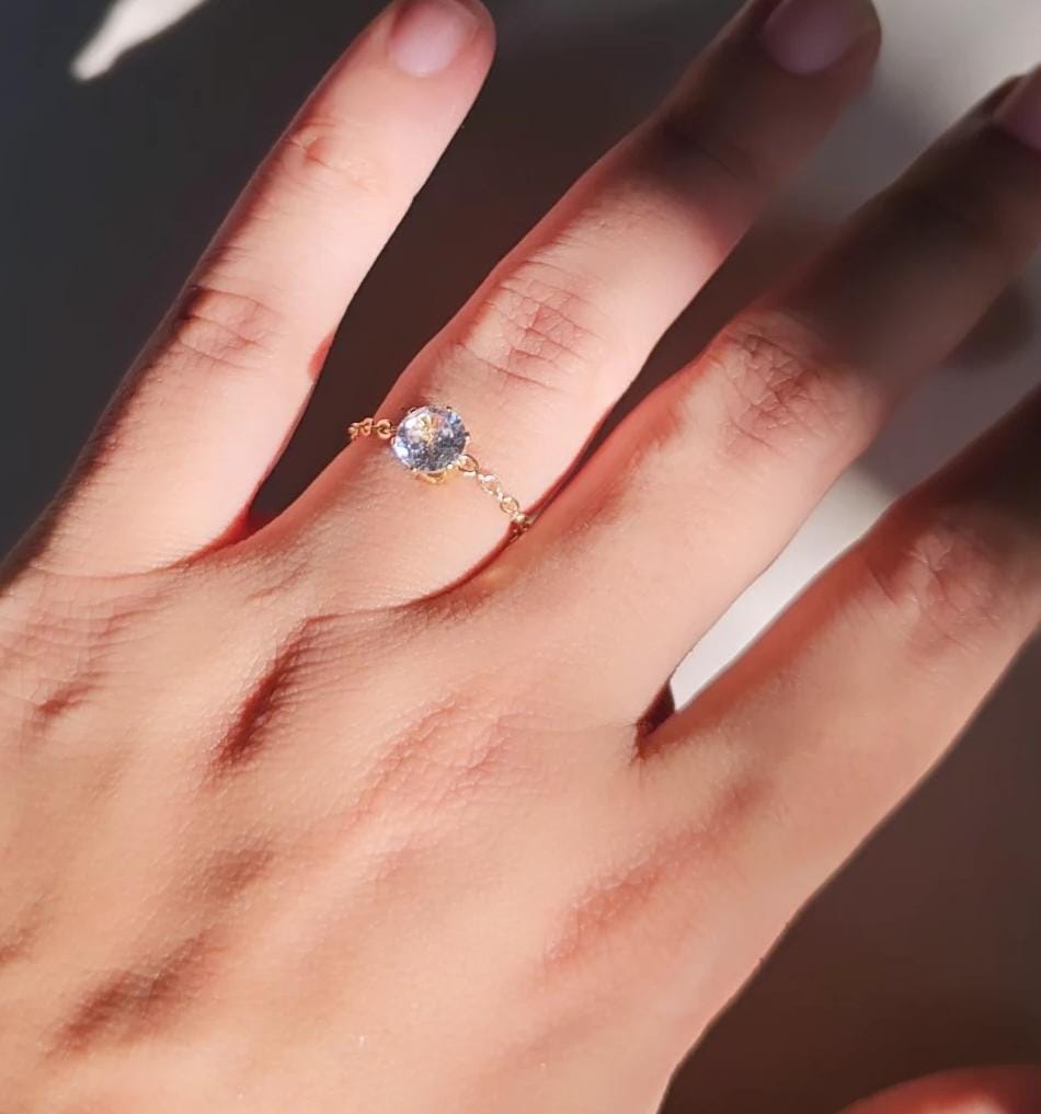 Adjustable Ring Circle Golden