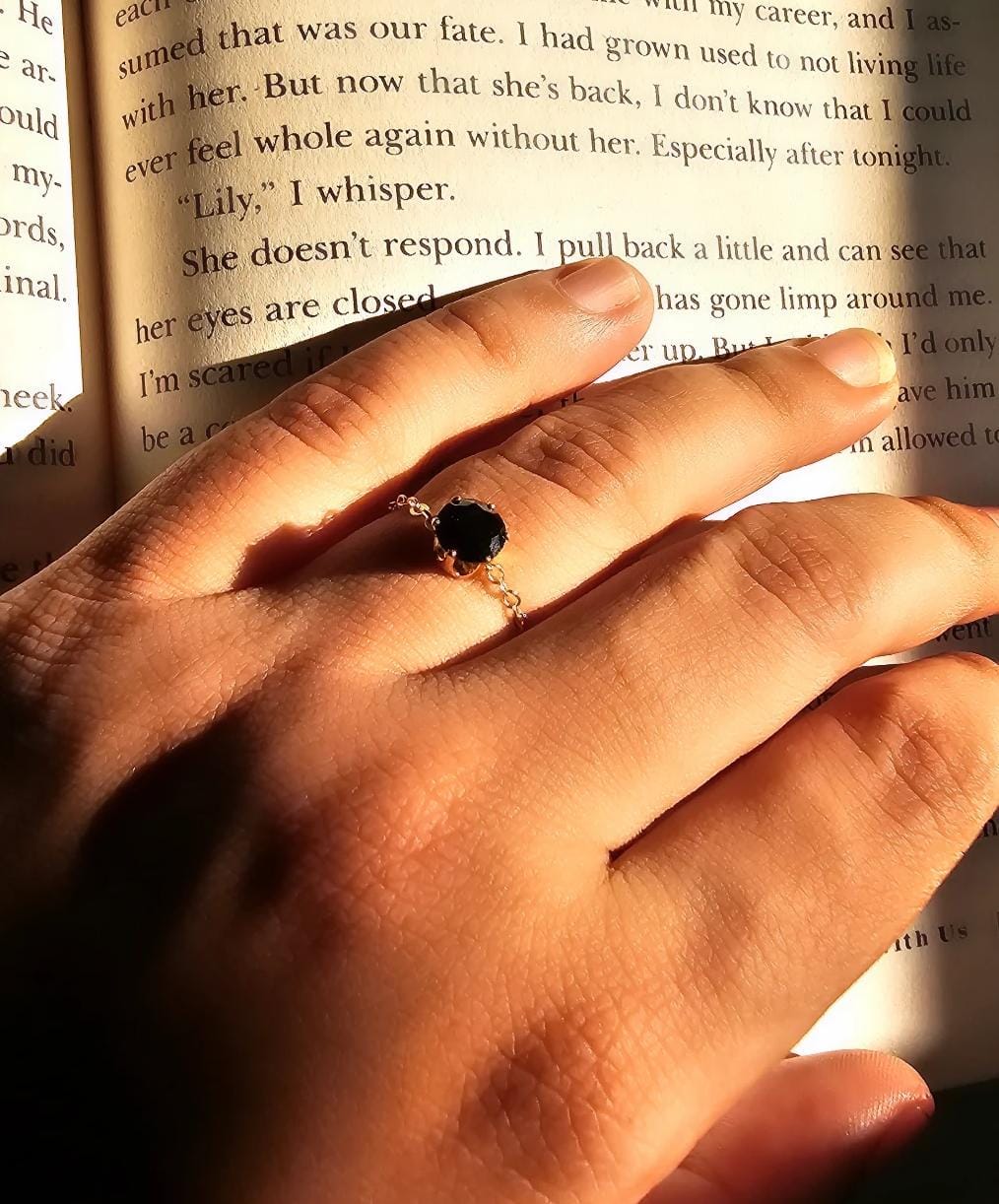 Adjustable Ring Circle Golden