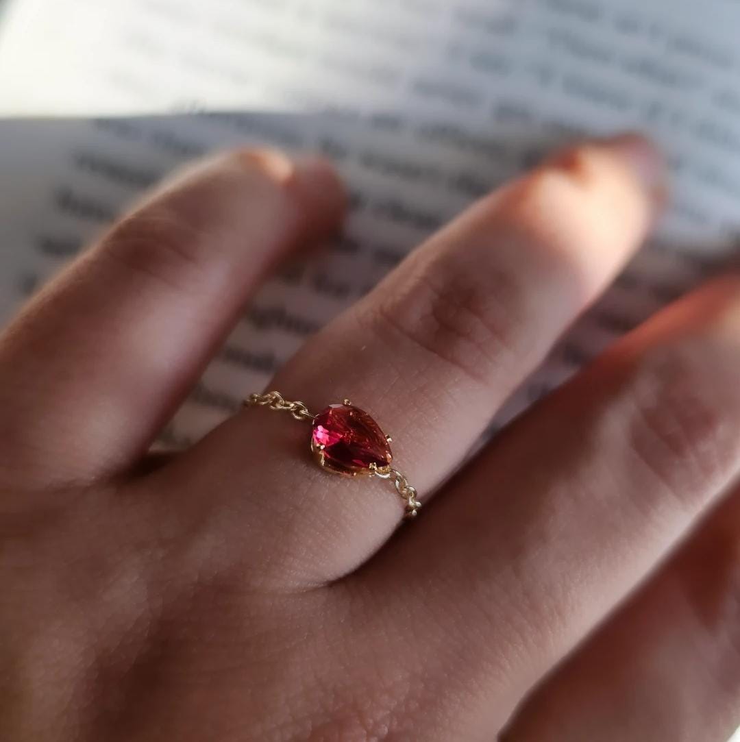 Adjustable Ring Drop Golden - Nimé By Shop Trendys