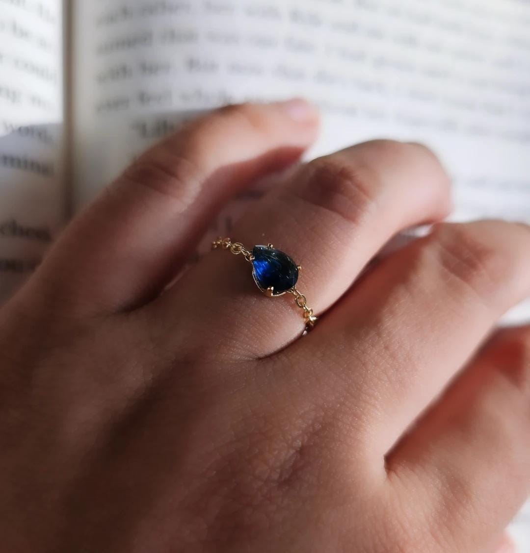 Adjustable Ring Drop Golden