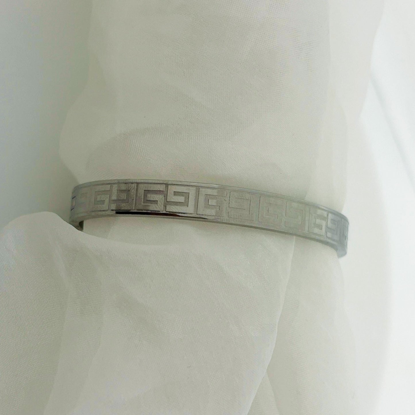 Tribal Silver Men Kada