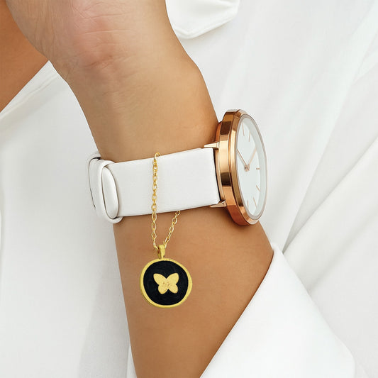 Galaxy Butterfly Watch Charm - Nimé By Shop Trendys