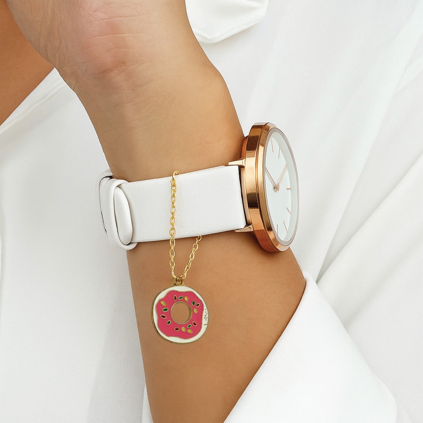 Donut Watch Charm