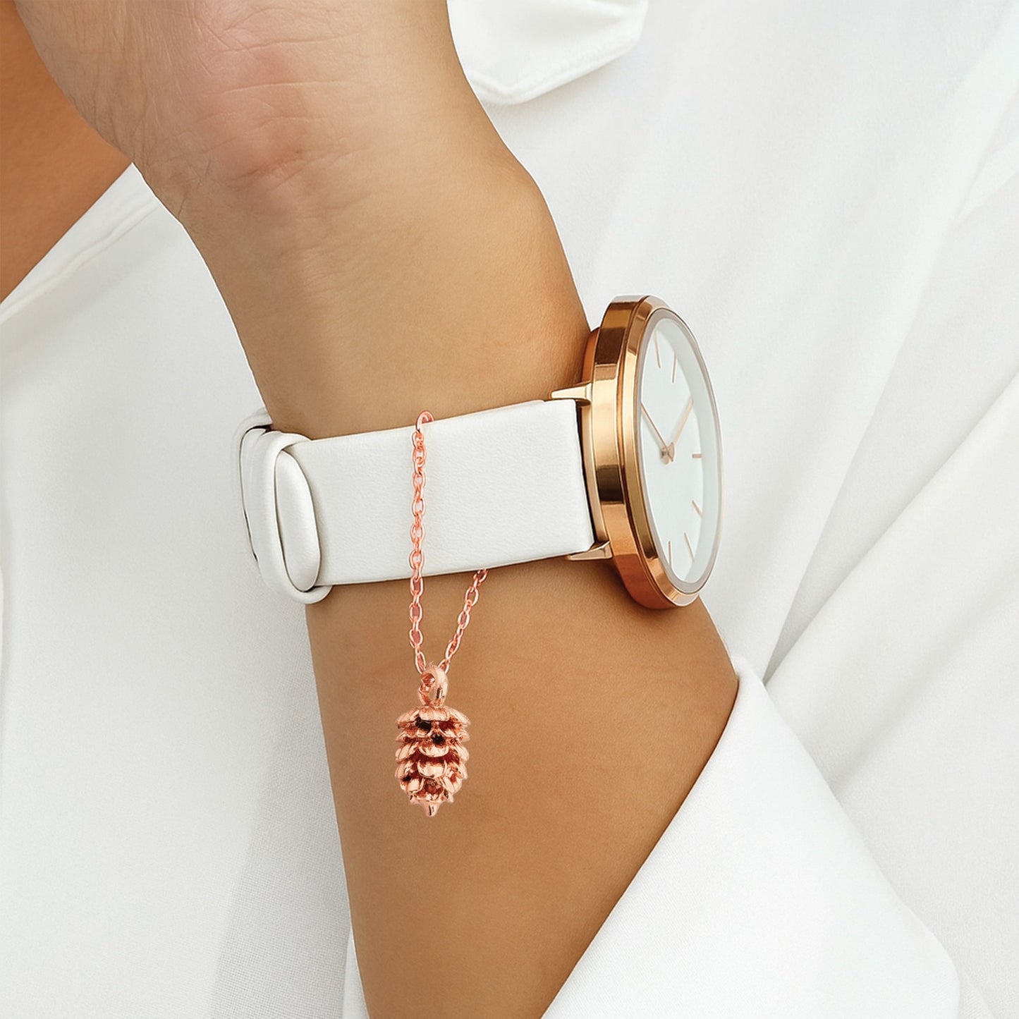 Pine Cone Watch Charm