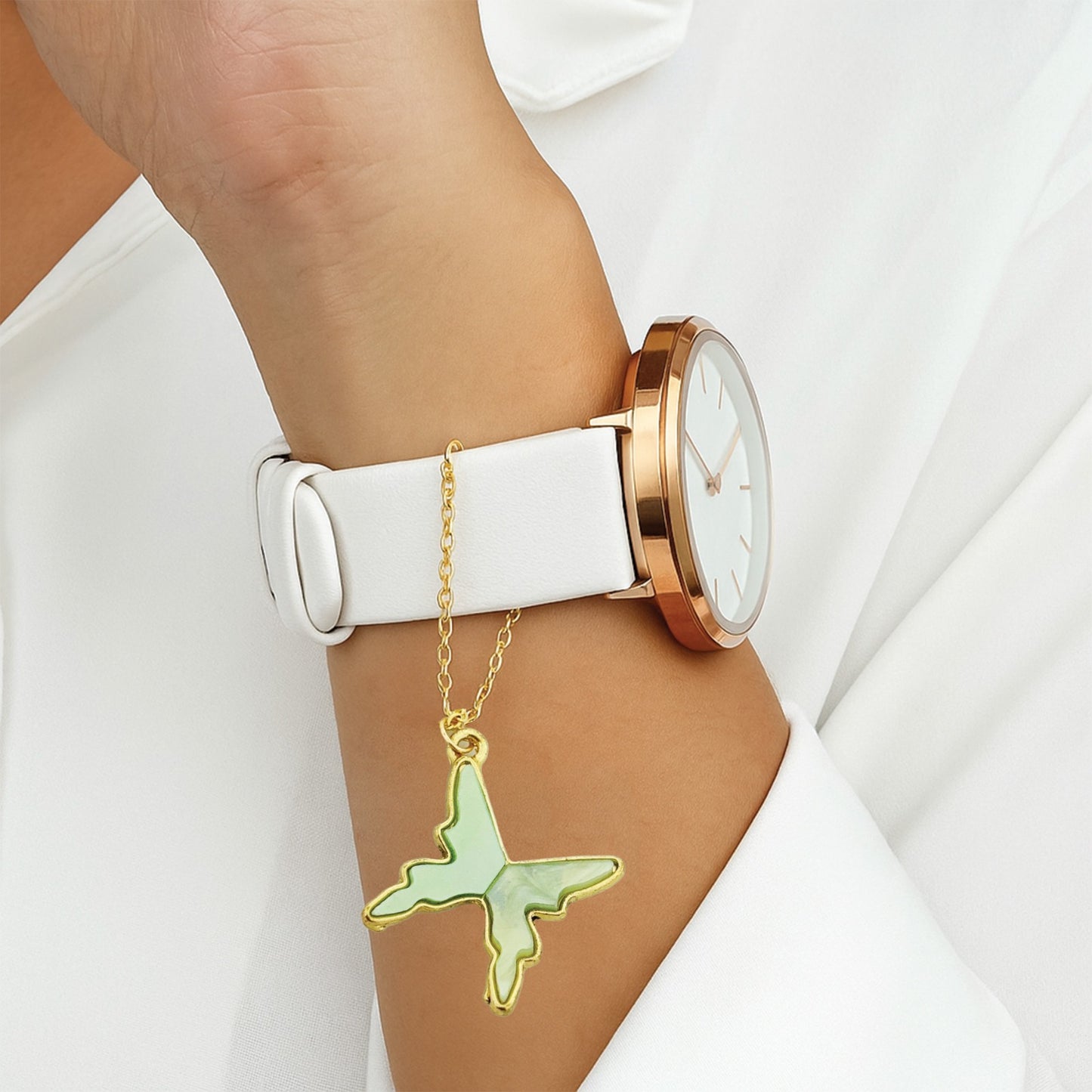 Elegant Butterfly Watch Charm - Nimé By Shop Trendys