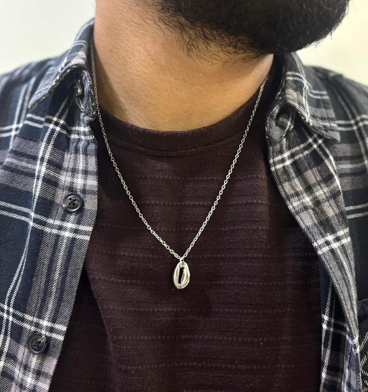 Men Seashell Chain Necklace - Nimé By Shop Trendys