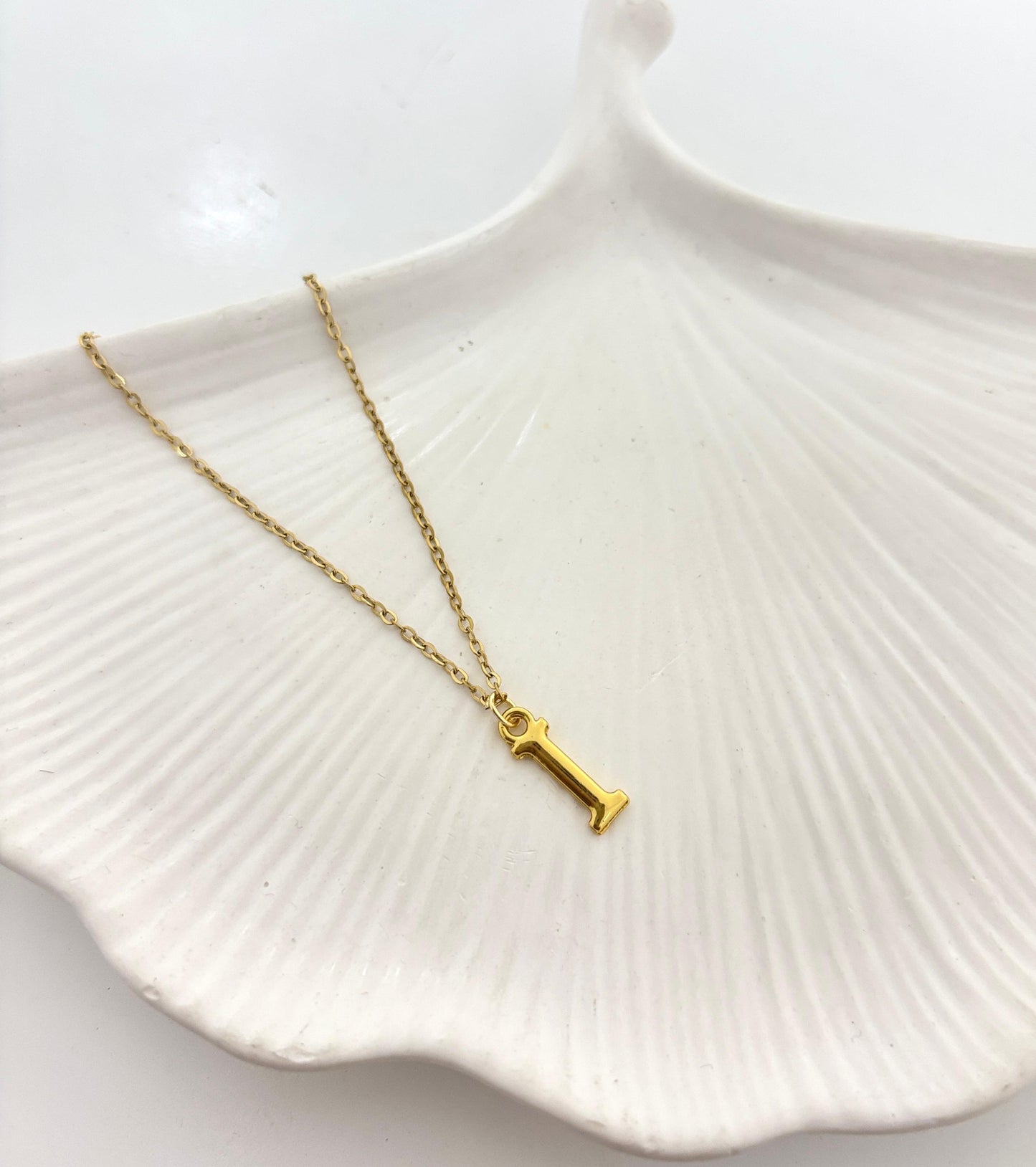 Golden Initial Women Necklace (Stainless Steel) (A-Z)