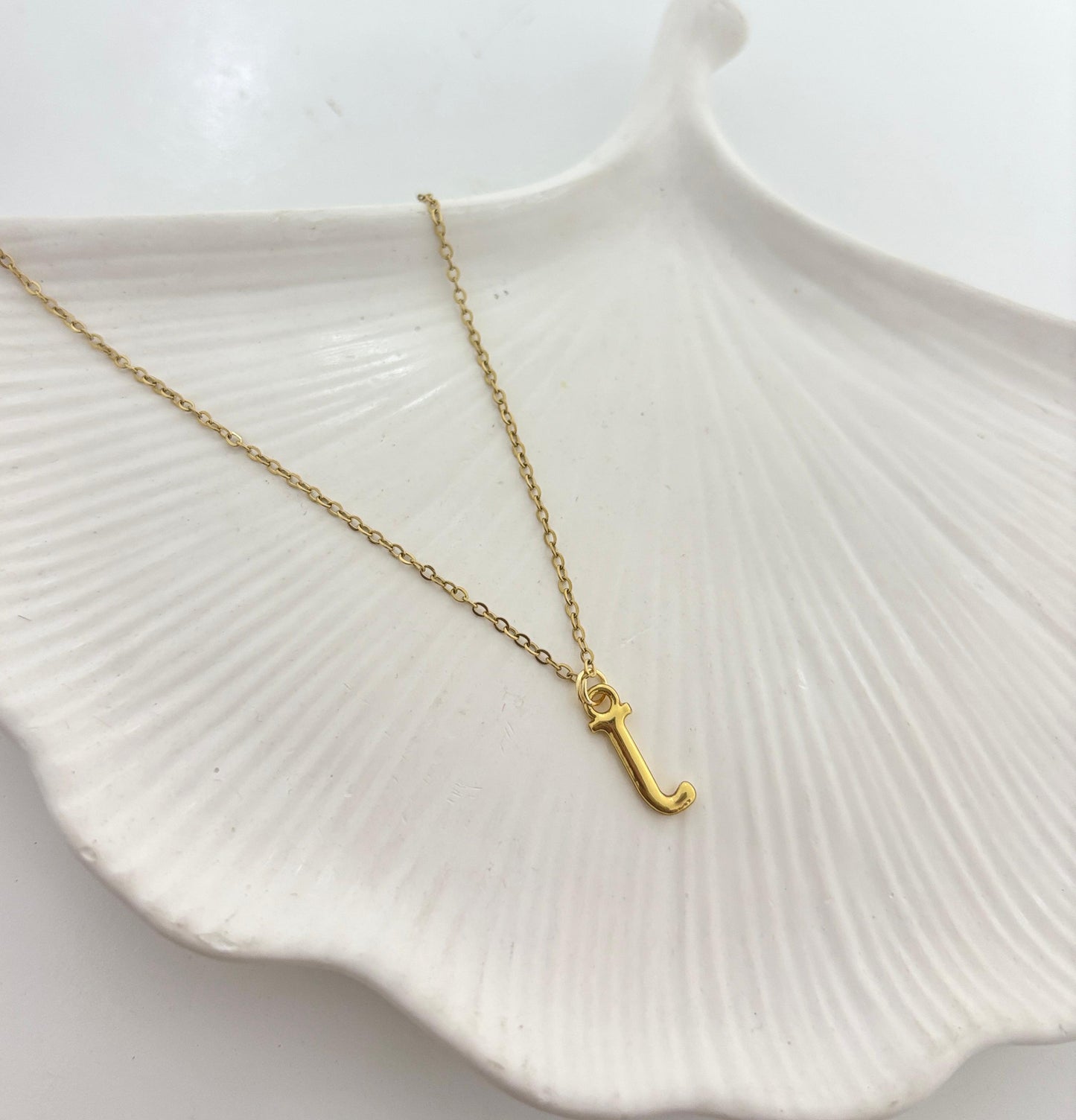 Golden Initial Women Necklace (Stainless Steel) (A-Z)