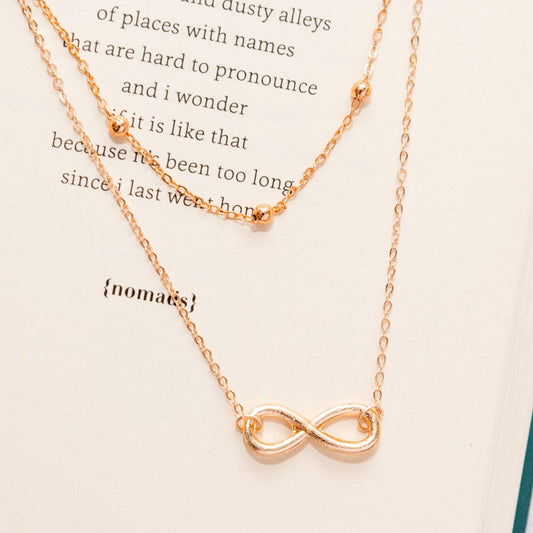 Infinity Two Layered Women Necklace - Nimé By Shop Trendys