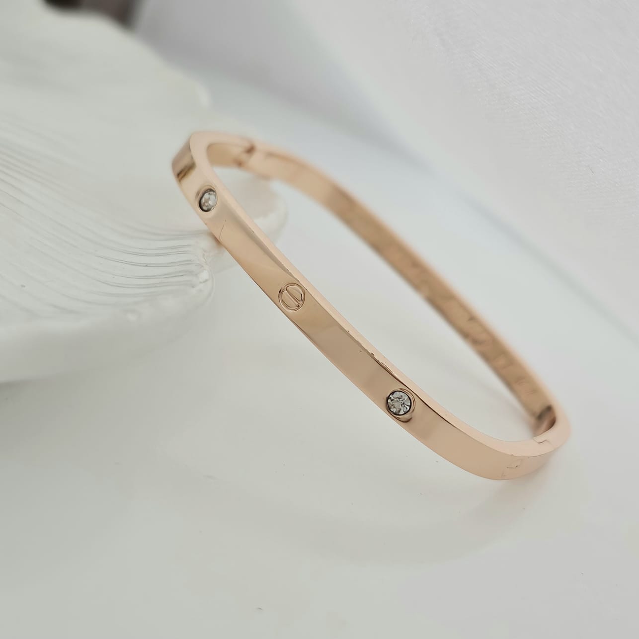 Cartier Square Women Kada Bracelet (Anti Tarnish) (Small Size)
