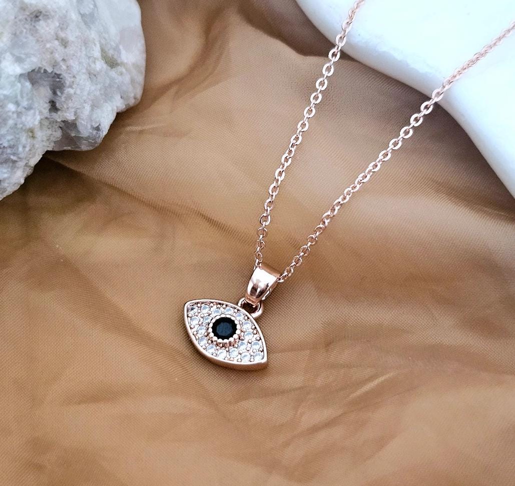 Silver Guardian Evil Eye Women Necklace (Anti Tarnish) - Nimé By Shop Trendys