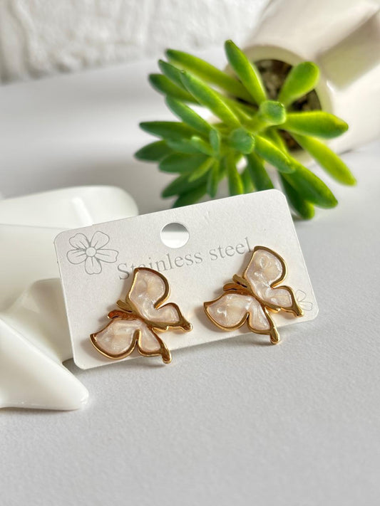 Women Enamel Butterfly Earring - Nimé By Shop Trendys