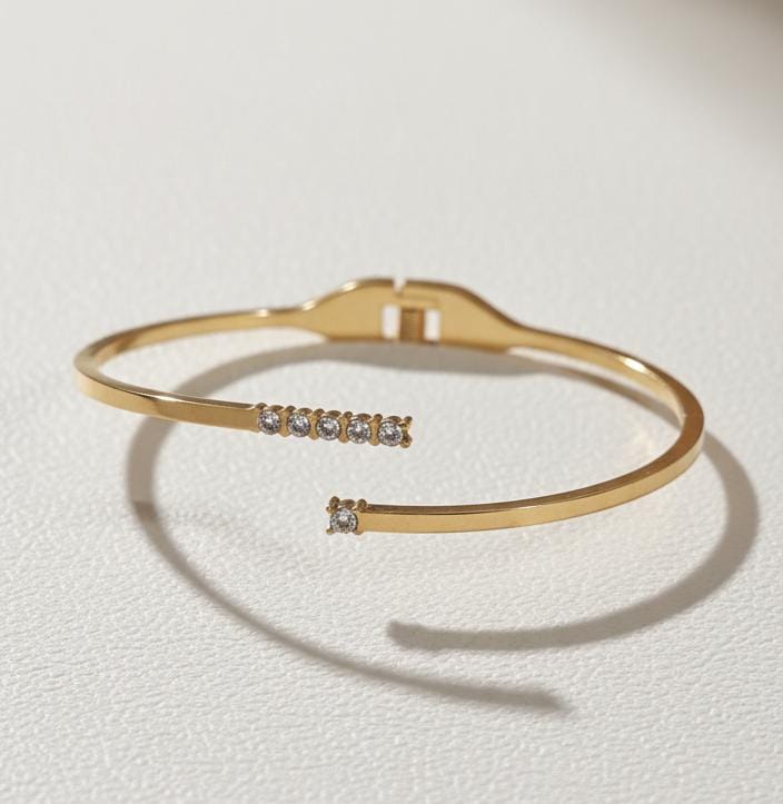Women Elegant Openable Diamond Kada Bracelet (Anti Tarnish) - Nimé By Shop Trendys