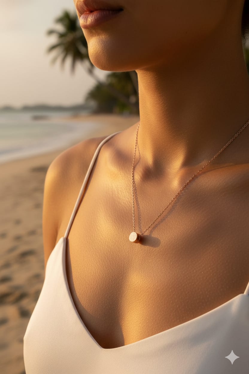 Minimal Circle Women Dainty Necklace - Nimé By Shop Trendys