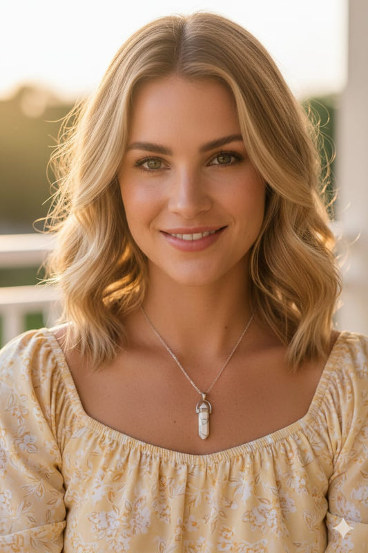 Crystal Stone Women Dainty Necklace - Nimé By Shop Trendys
