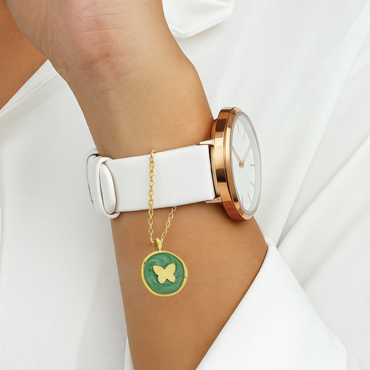 Galaxy Butterfly Watch Charm - Nimé By Shop Trendys