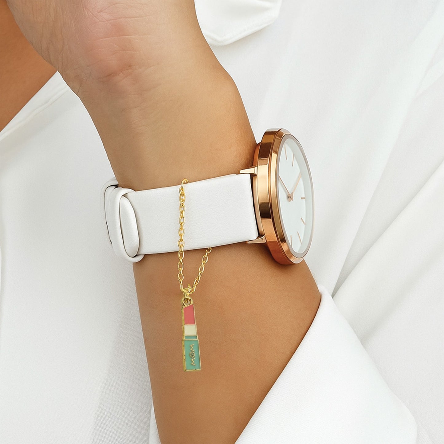 Lipstick Watch Charm