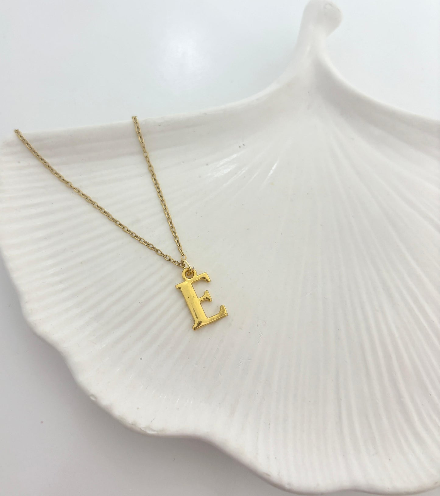 Golden Initial Women Necklace (Stainless Steel) (A-Z)