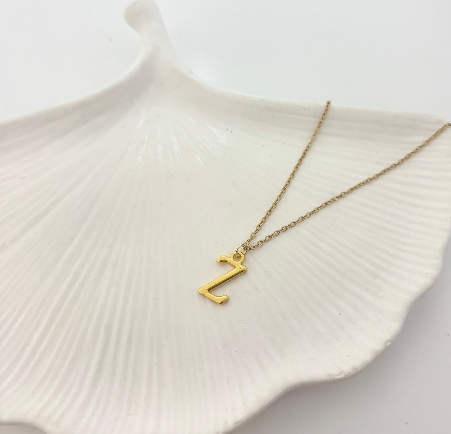 Golden Initial Women Necklace (Stainless Steel) (A-Z)
