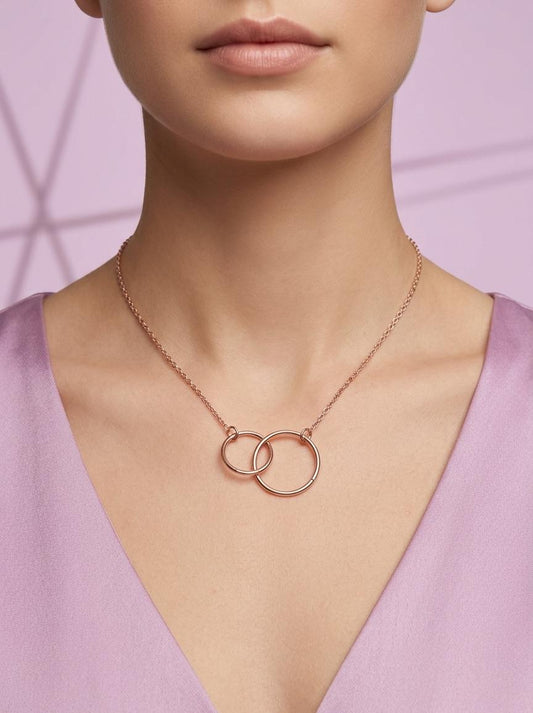 Eternity Interlock Women Dainty Necklace - Nimé By Shop Trendys