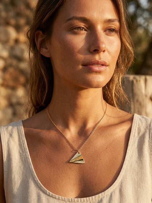 Women Origami Plane Dainty Necklace - Nimé By Shop Trendys
