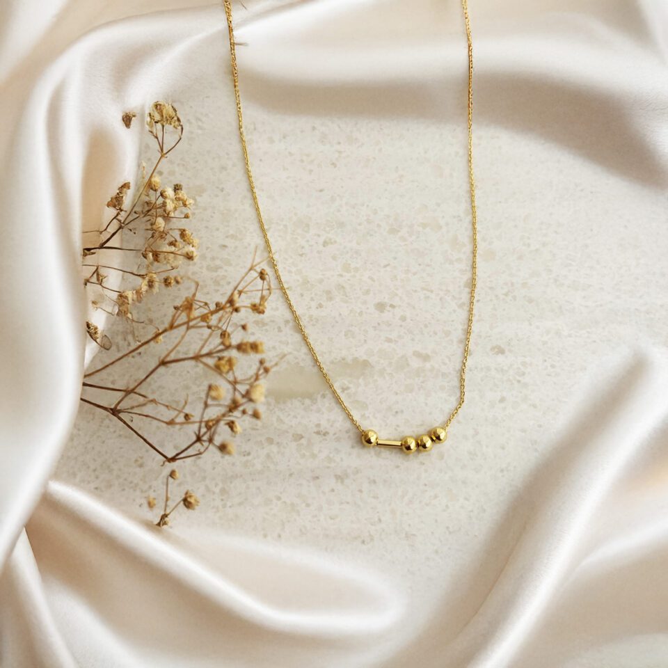 Morse Code Necklace ( Anti Tarnish )