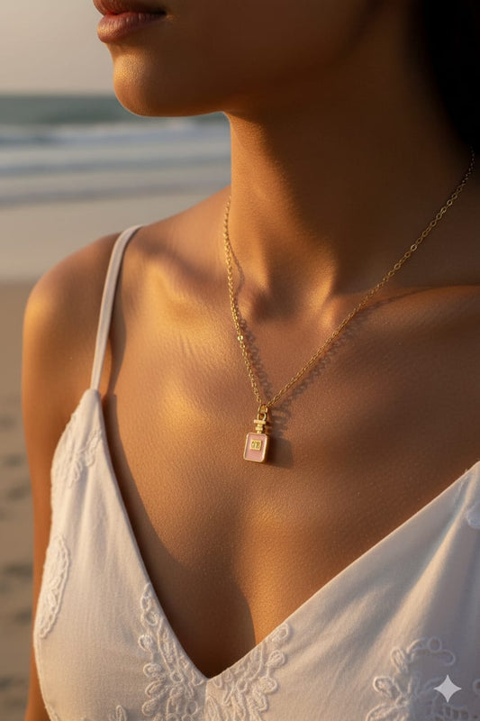 Perfume Women Dainty Necklace - Nimé By Shop Trendys