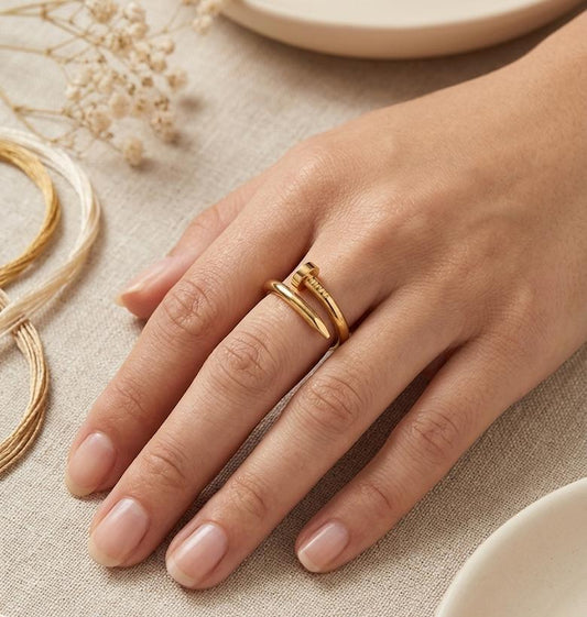 Women Nail Ring (Anti Tarnish) - Nimé By Shop Trendys