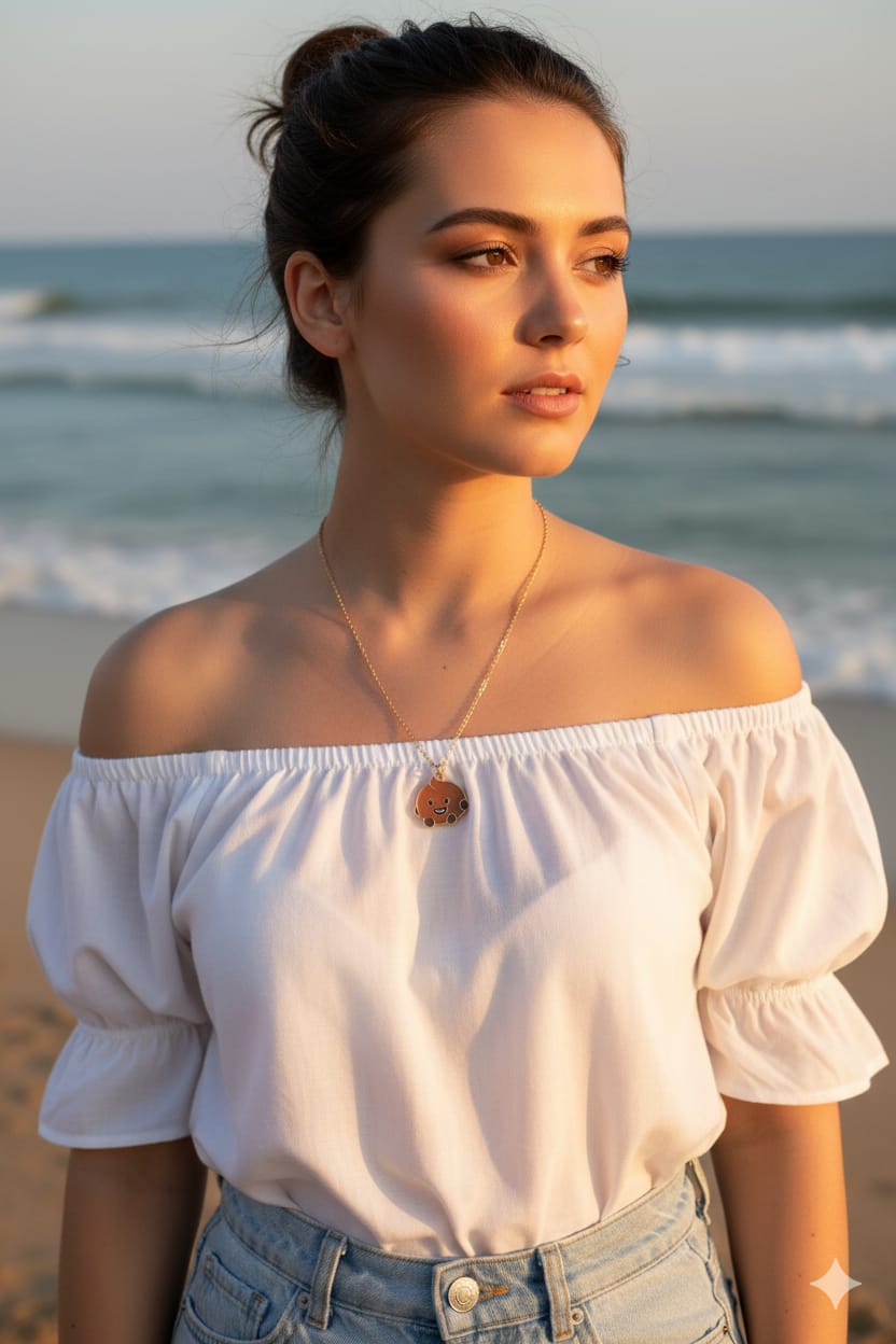 BT 21 Dainty Woman Necklace - Nimé By Shop Trendys