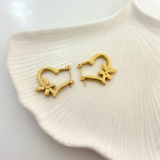 Golden Halo Luxe Style Hoop Earring Style 25 (Anti Tarnish)