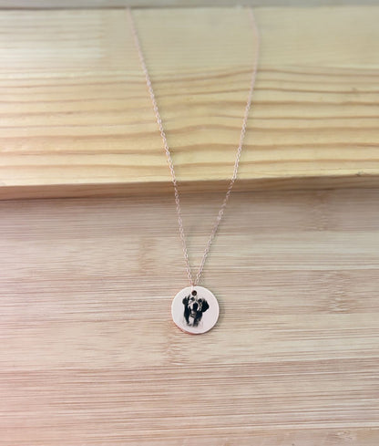 Customized Photo Coin Necklace - Nimé By Shop Trendys
