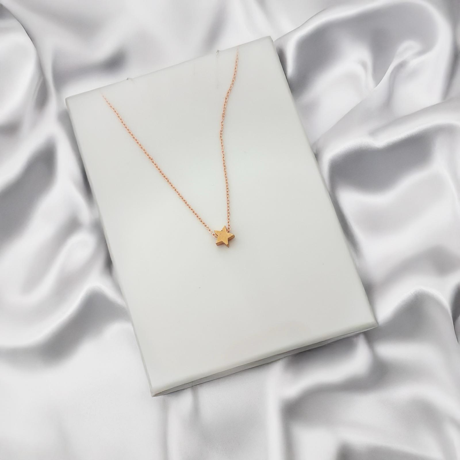 Women Minimal Star Necklace - Nimé By Shop Trendys