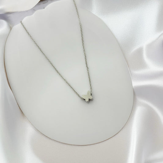 Women Colour Minimal Butterfly Necklace - Nimé By Shop Trendys