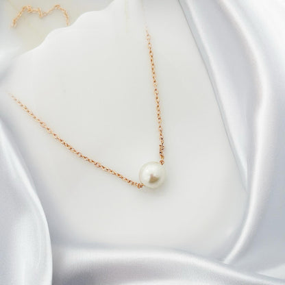 Pearl Chain Women Necklace - Nimé By Shop Trendys