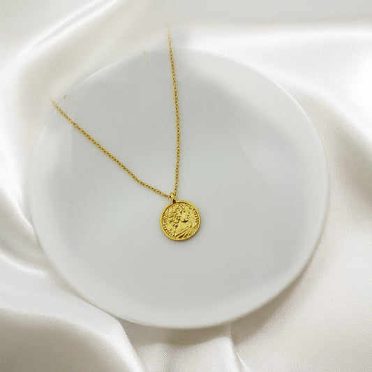Simple Coin Women Necklace - Nimé By Shop Trendys