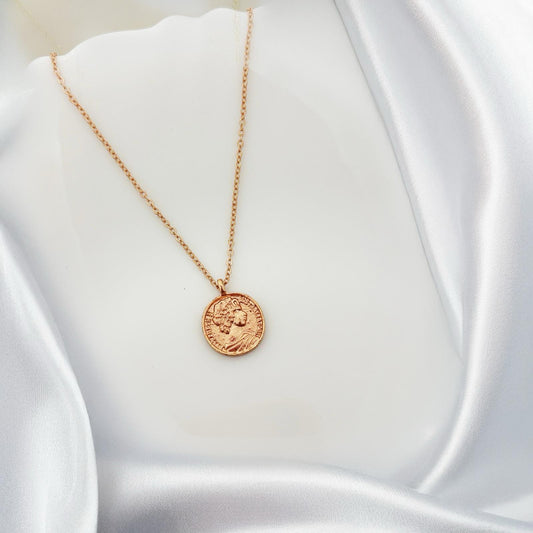 Simple Coin Women Necklace - Nimé By Shop Trendys