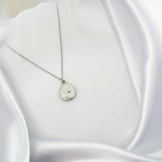 Simple Coin Women Necklace