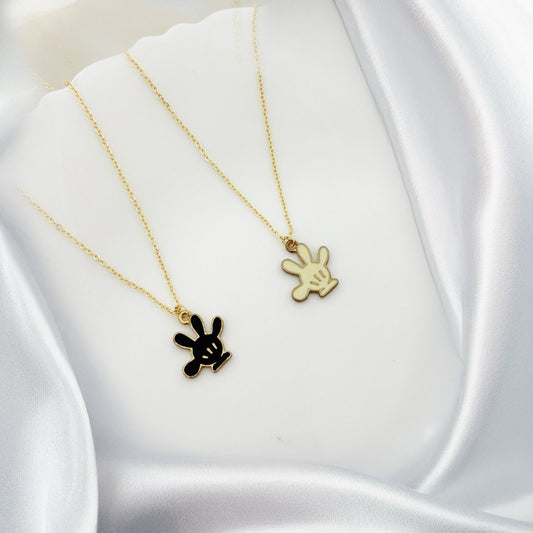 Best Friend Mickey Hand Women Necklace (Set of 2) - Nimé By Shop Trendys