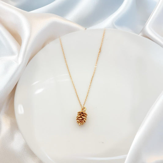 Pine Cone Women Necklace - Nimé By Shop Trendys
