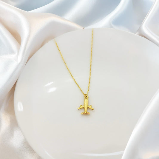 Aeroplane Women Necklace - Nimé By Shop Trendys