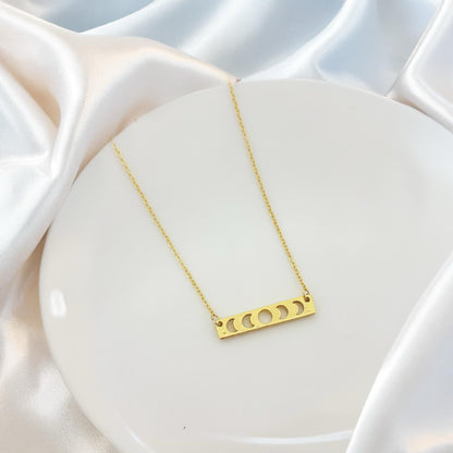 Phases of Moon Women Necklace - Nimé By Shop Trendys