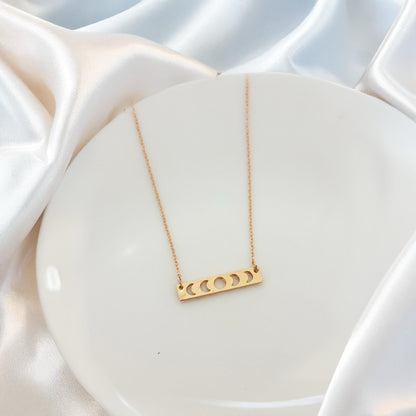 Phases of Moon Women Necklace - Nimé By Shop Trendys