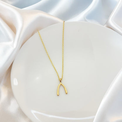 Wishbone Women Necklace - Nimé By Shop Trendys