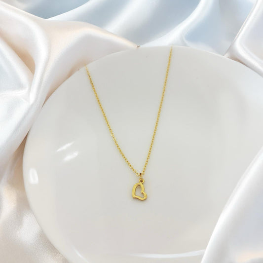 Women Elegant Heart Necklace - Nimé By Shop Trendys
